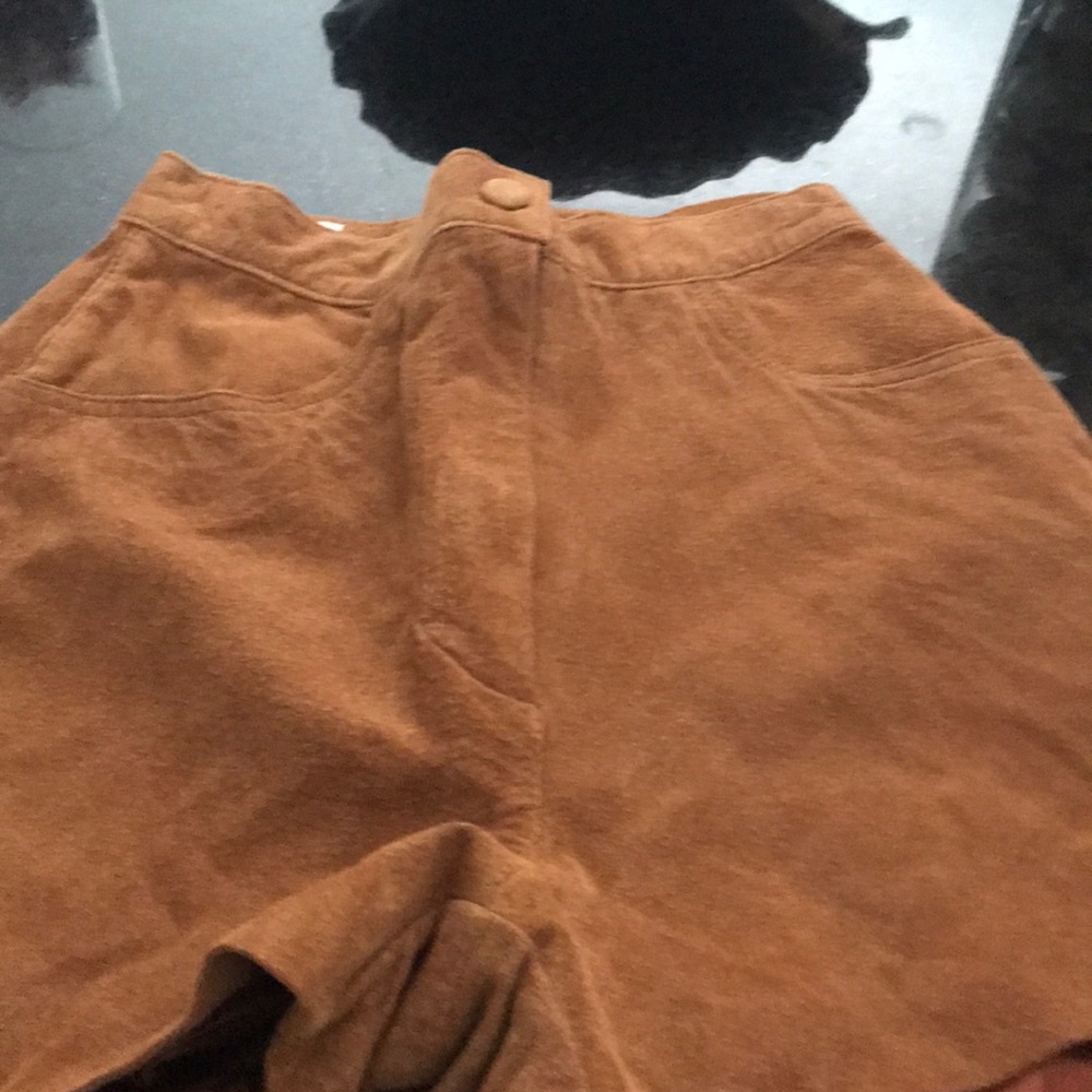 Suede shorts